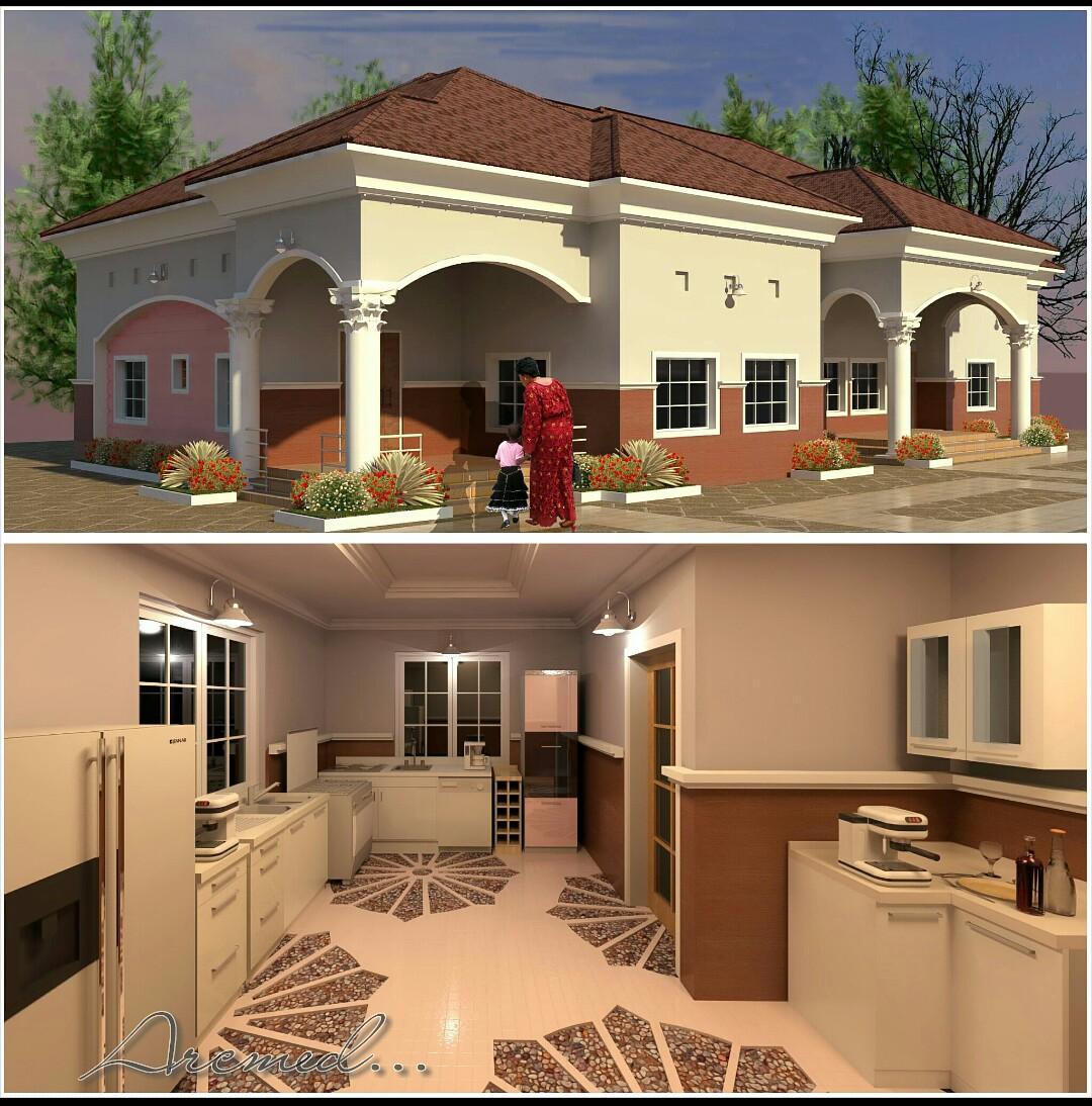 Four bedroom nd kitchen