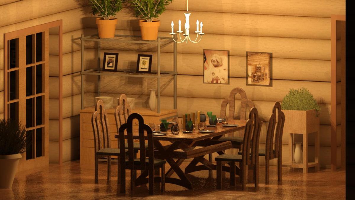 Log Cabin Dining Room