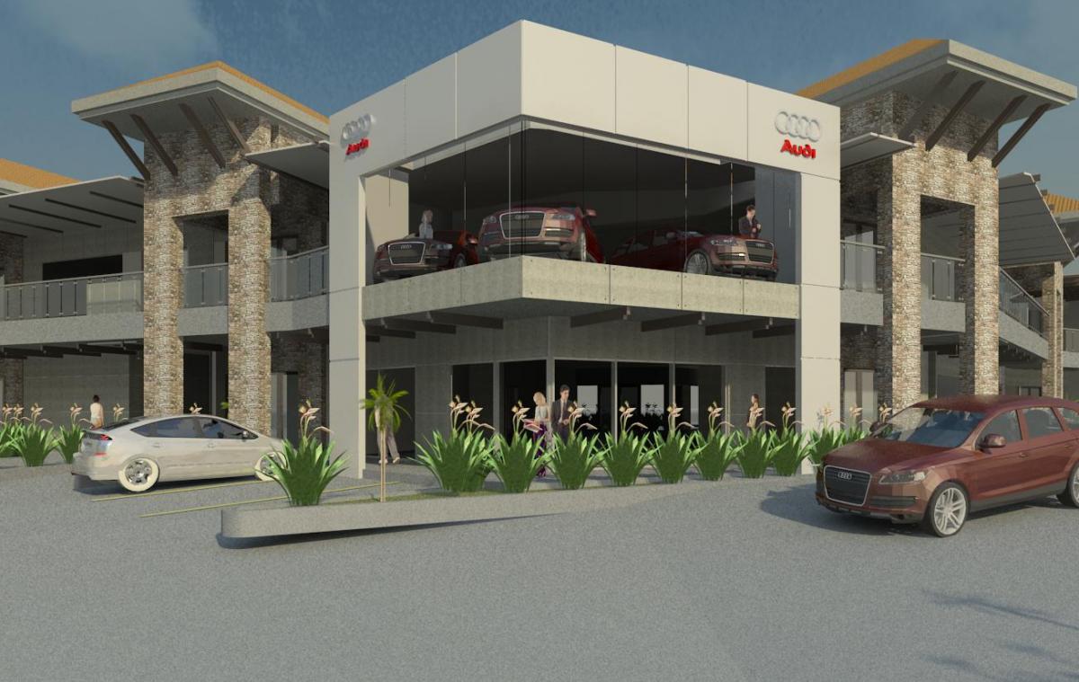 An stripmall-tegucigalpa, Honduras