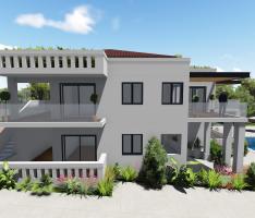 Greek Villa under renovation (side view)