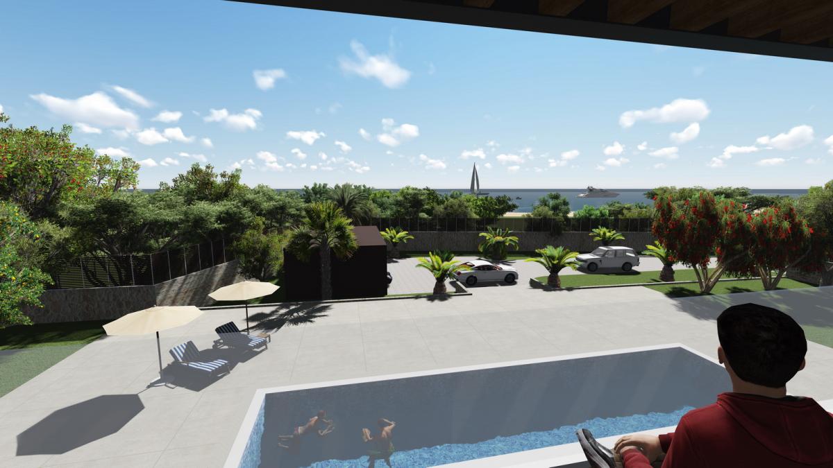 Greek Villa under renovation (balcony view)