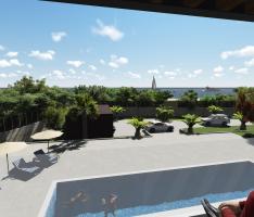 Greek Villa under renovation (balcony view)