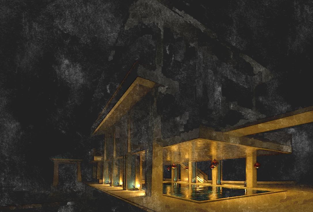 night view, retouched