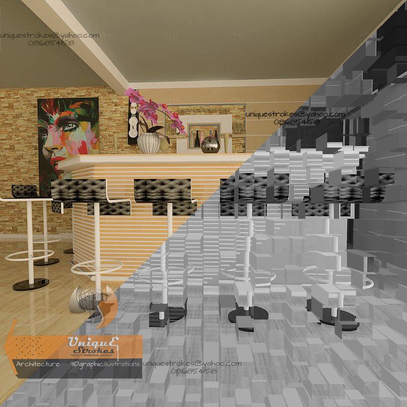 interior design of a bar-uniquestrokes@yahoo.com