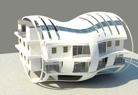 Dented tin can residential