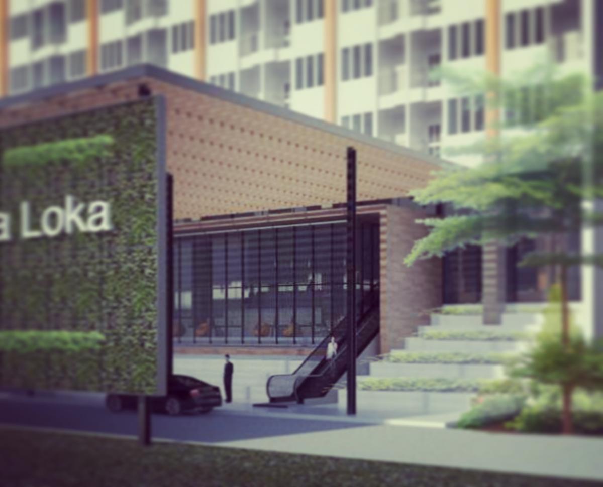 hotel's drop off canopy