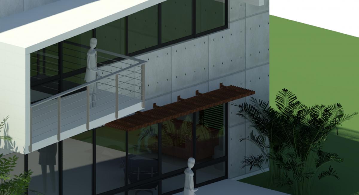 Render House in revit