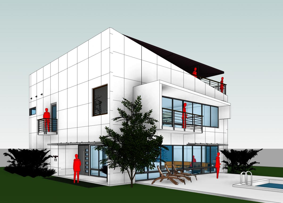 Vista Exterior D.O House III