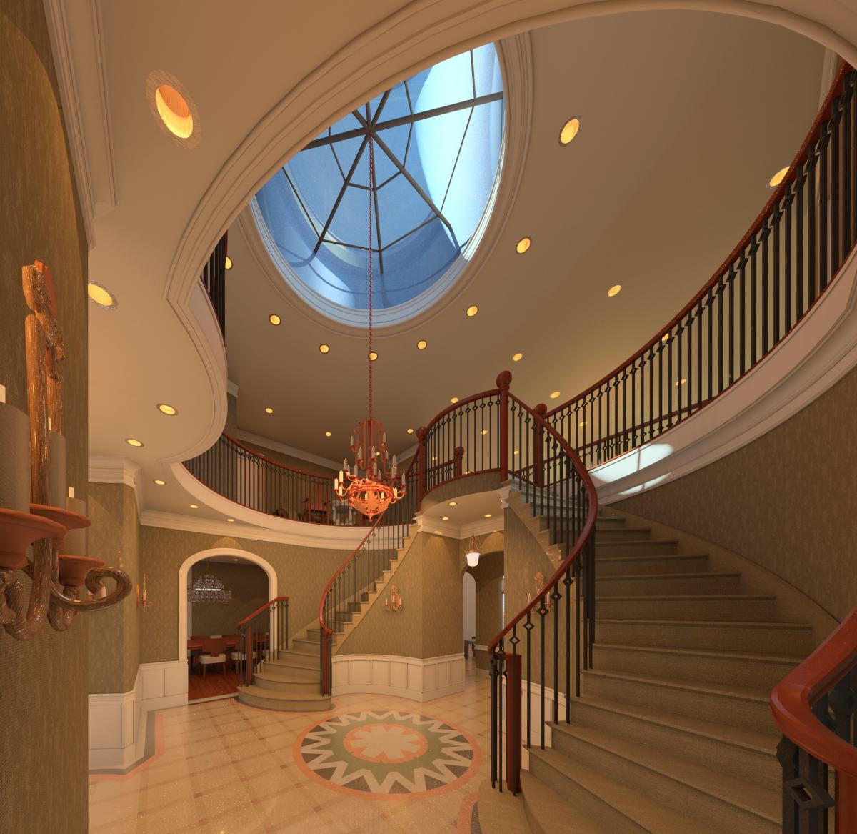 Mansion - Foyer view