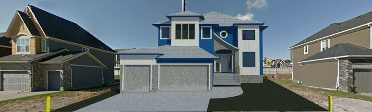 CADclips House Streetscape Rendering
