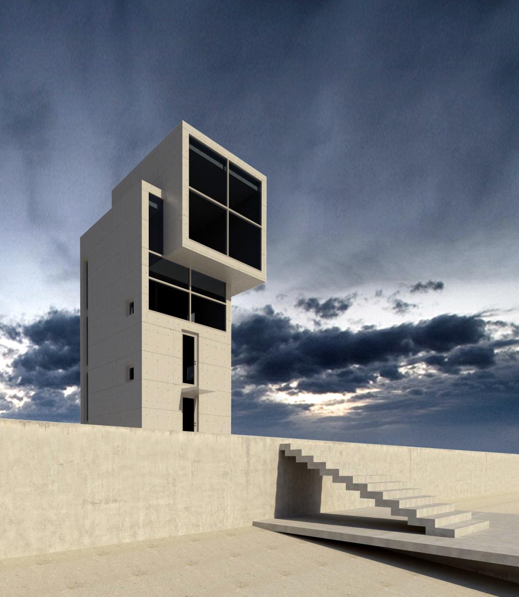 4×4 house by Tadao Ando