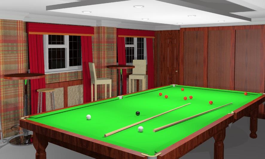 Snooker room residential