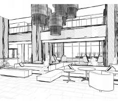 Lobby sketch (Revit)