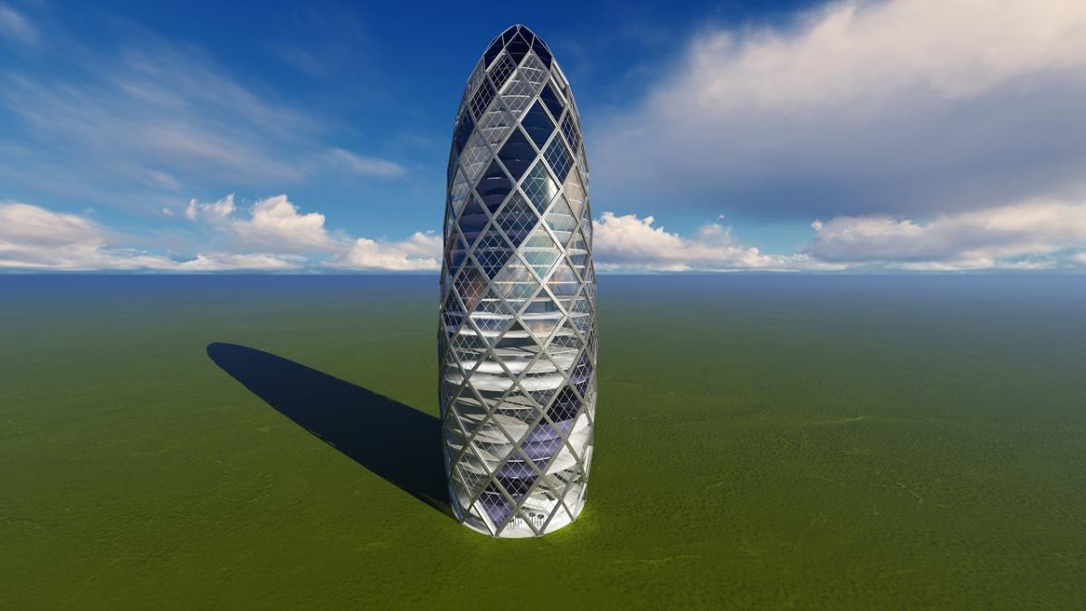 gherkin tower Dynamo and Revit
