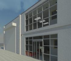 Industrial building Front