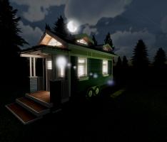 Tiny Home Night Shot