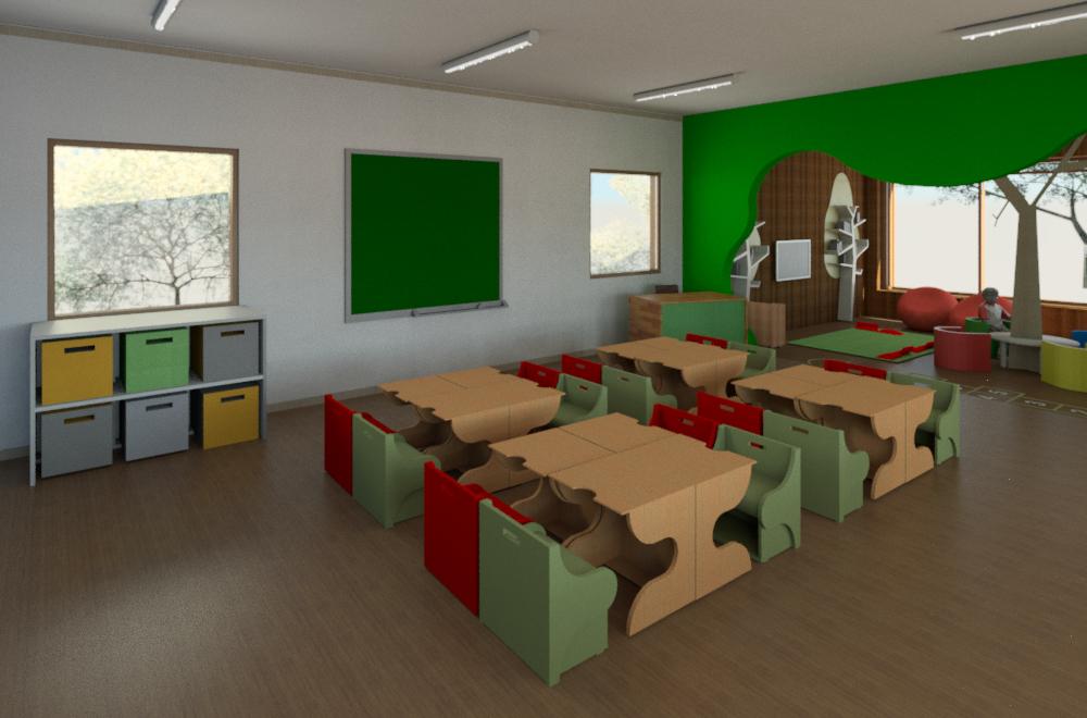 sala de aula infantil