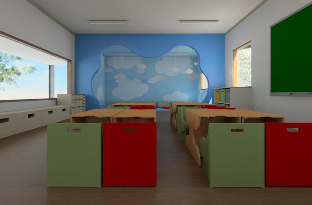sala de aula infantil