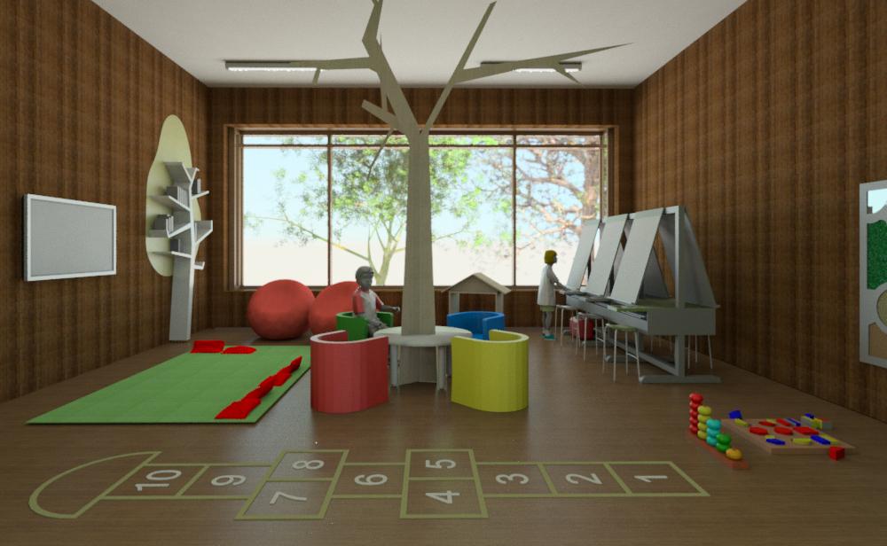 sala de aula infantil