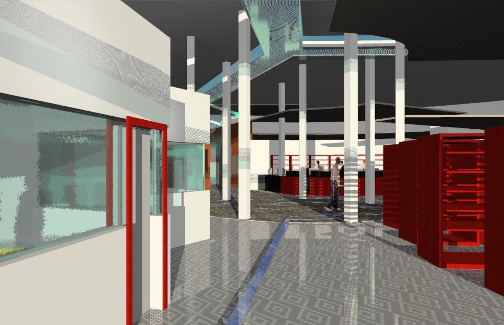 Phoinix Arabian Library Interior Colonade