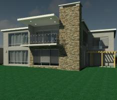 Beach Cottage Day light view