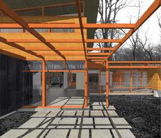 Modern post and beam house