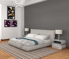 Simple Bedroom Render in Revit 2019