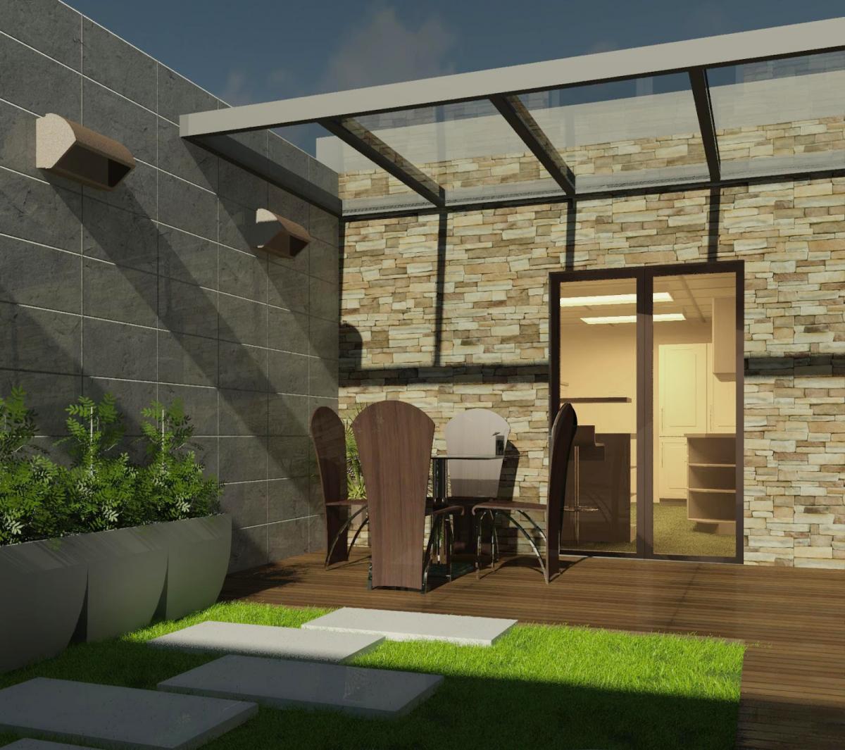 Simple Backyard Scene (Day)