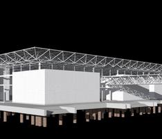 Revit Structure Building with Space Frame