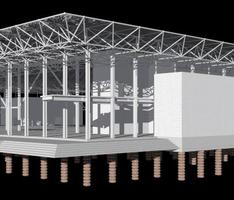 Revit Structure Building with Space Frame