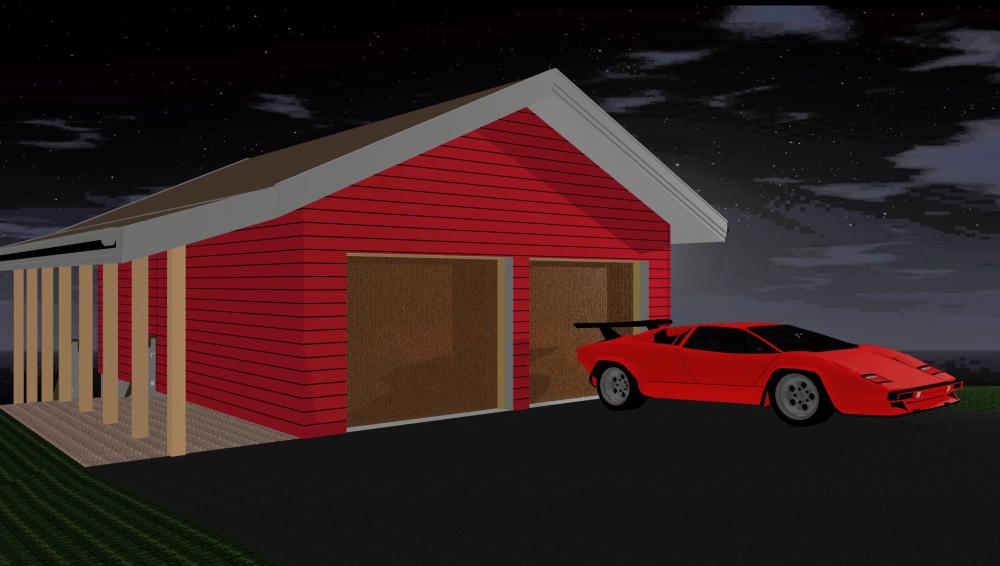 Garage for 2 cars