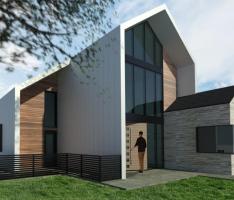 Contemporary Gable House