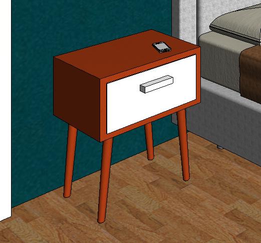 Mid-Century End Table