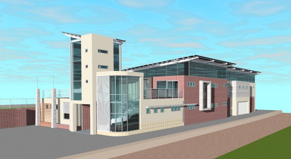 Police Station Render