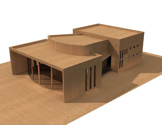 Study for a Theater in Brazil