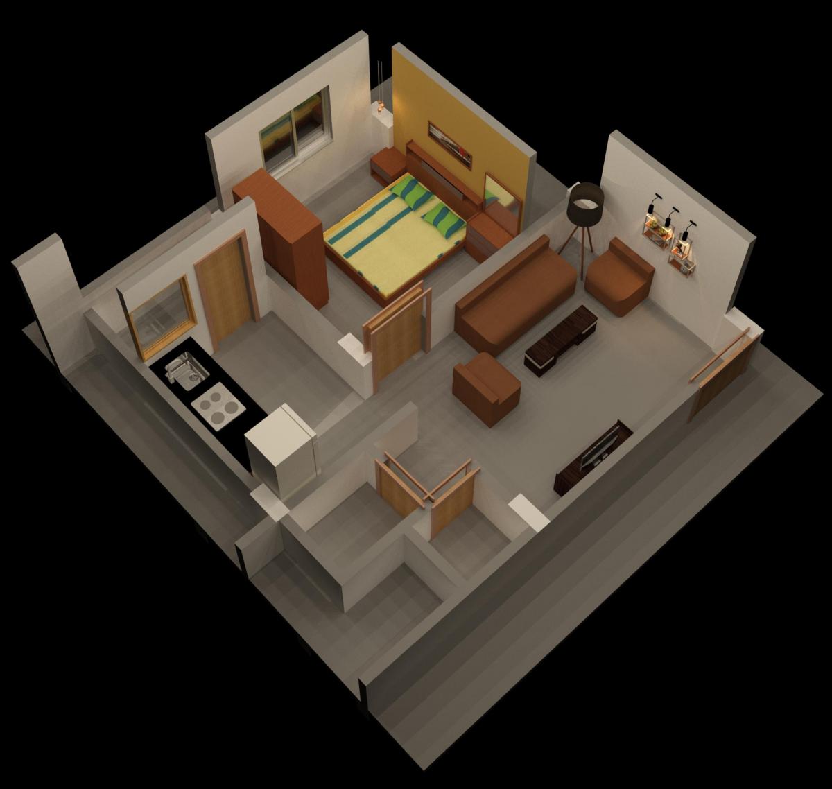 Interior Flat Design