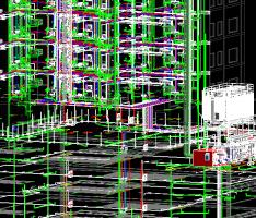 mechnical installation of 21 floor tower