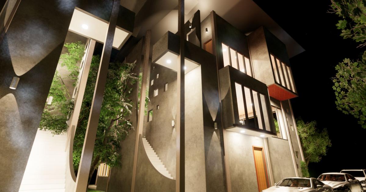 3-Storey Apartment by GraysonGrey