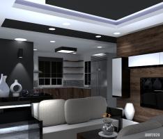 Interior - Living Kitchen Area