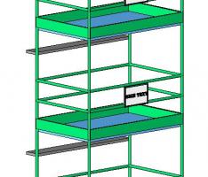 scaffold tower - multiple levels