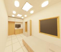 Simple Bedroom 8'6" x 13'6"