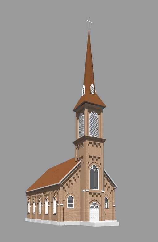 New Steeple on Existing 1896 Catholic Church