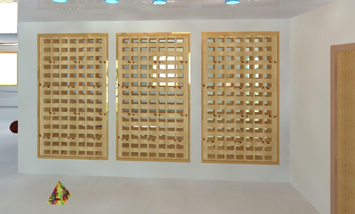 wall panels inside wall