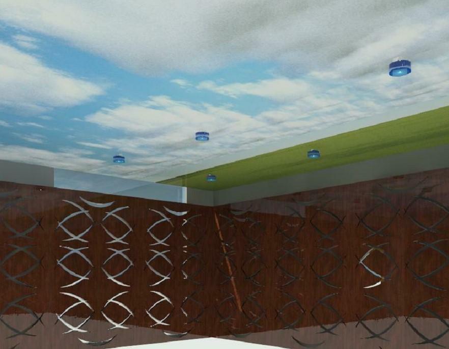 Clouds on the ceiling