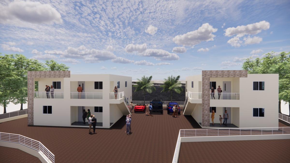 4 apartment building