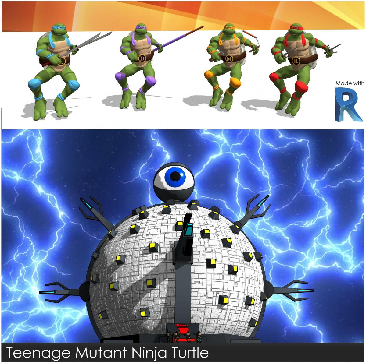 Revit TMNT and Technodrome