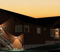 Country nHouse at Evening