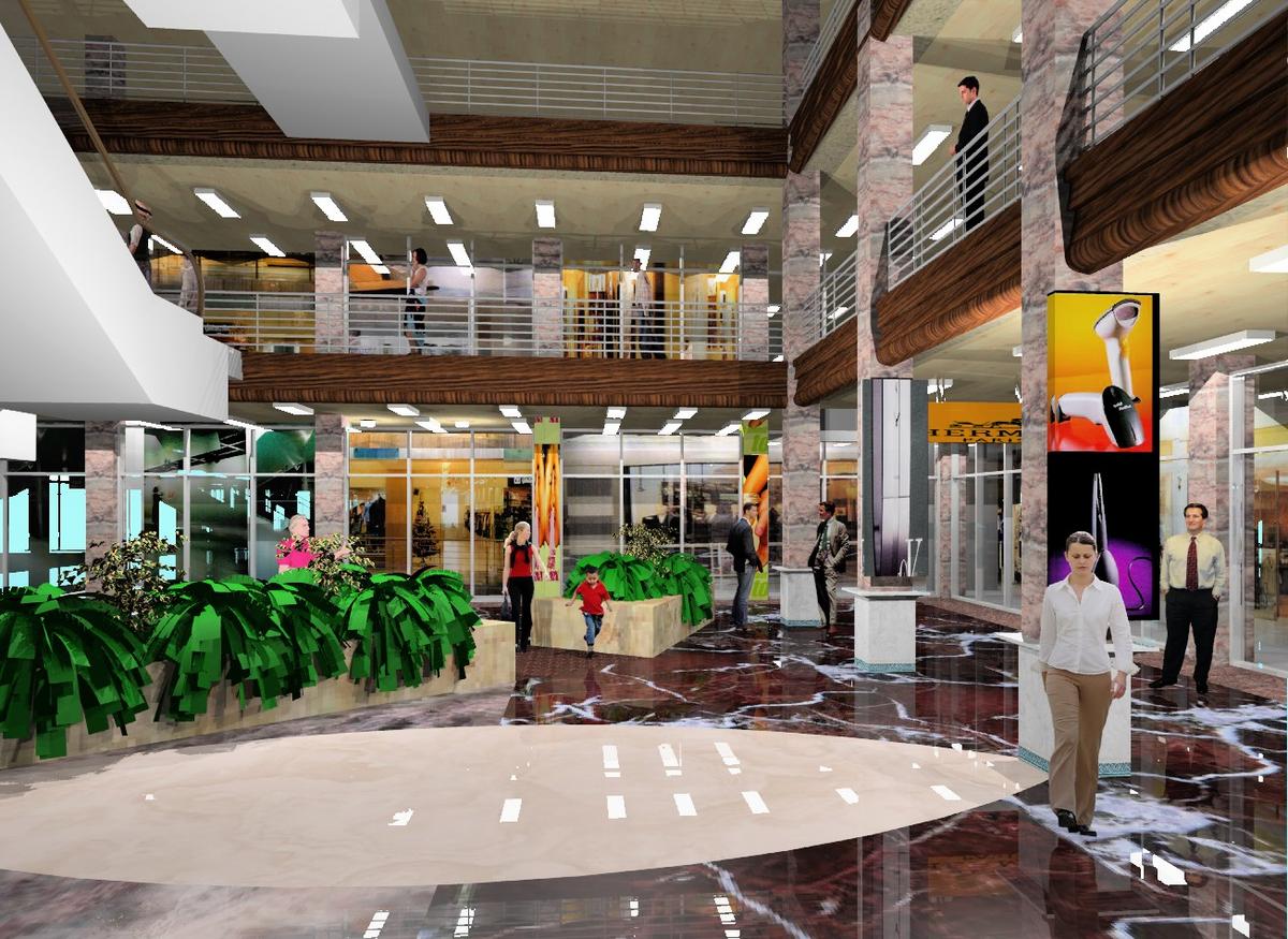 interior of a mall by nolan ventura