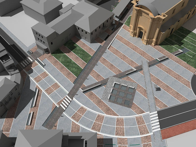 Villorba square Treviso Italy