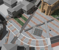 Villorba square Treviso Italy